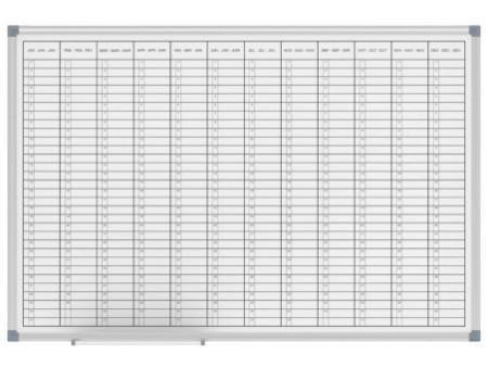 MAUL Tableau de planning annuel, (L)900 x (P)600 mm