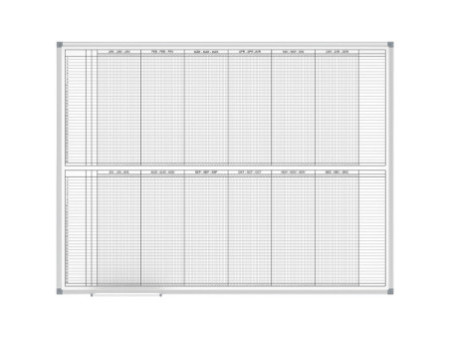 MAUL Tableau de planning annuel, (L)1.200 x (P)900 mm