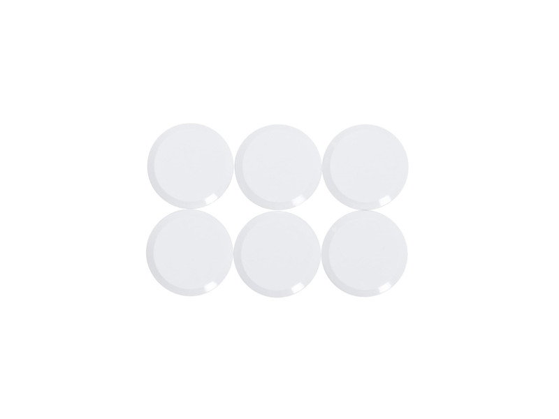 MAUL Aimant rond à facettes MAULpro, diamètre: 20 mm, blanc