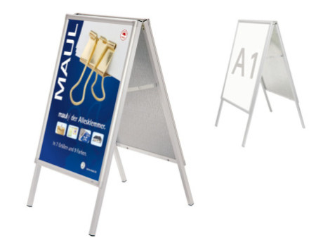 MAUL Porte-affiches, A1 - 575 X 820 mm, 2 cadres rabattables