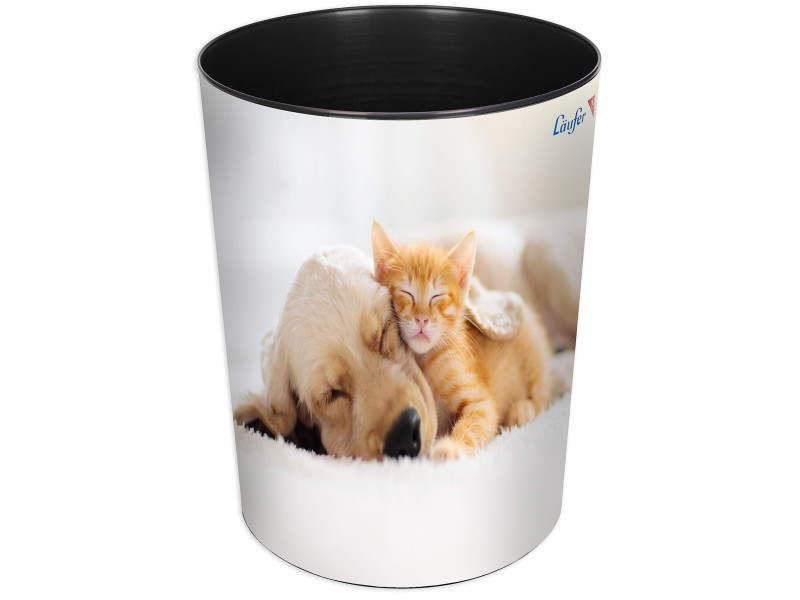 Läufer Corbeille à papier Chien et chat