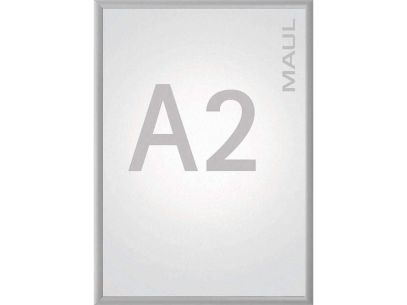 MAUL Cadre pour affiches Standard, A2, cadre en aluminium