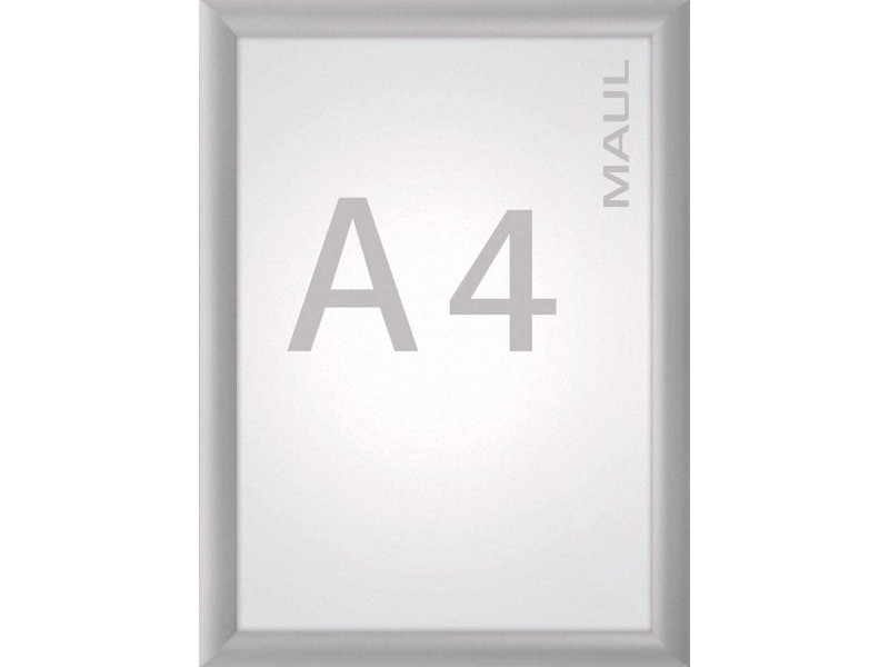 MAUL Cadre pour affiches Standard, A4, cadre en aluminium