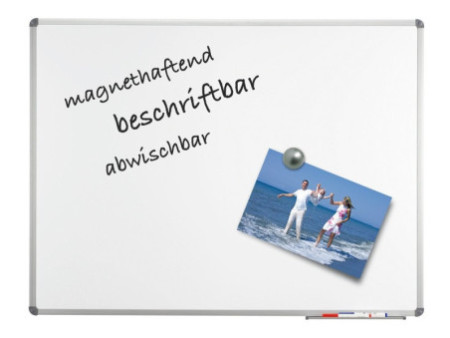 MAUL Tableau blanc MAULstandard, (L)1.200 x (H)900 mm, gris