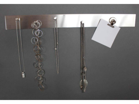 MAUL Bande métallique, en inox, 50 x 1.000 mm, argent