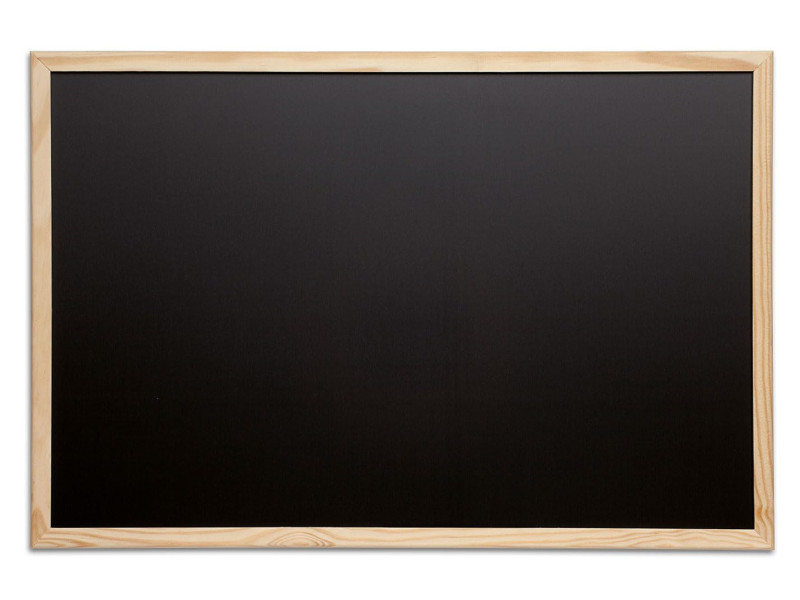 MAUL Tableau avec cadre en bois, (L)400 x (H)300 mm, noir