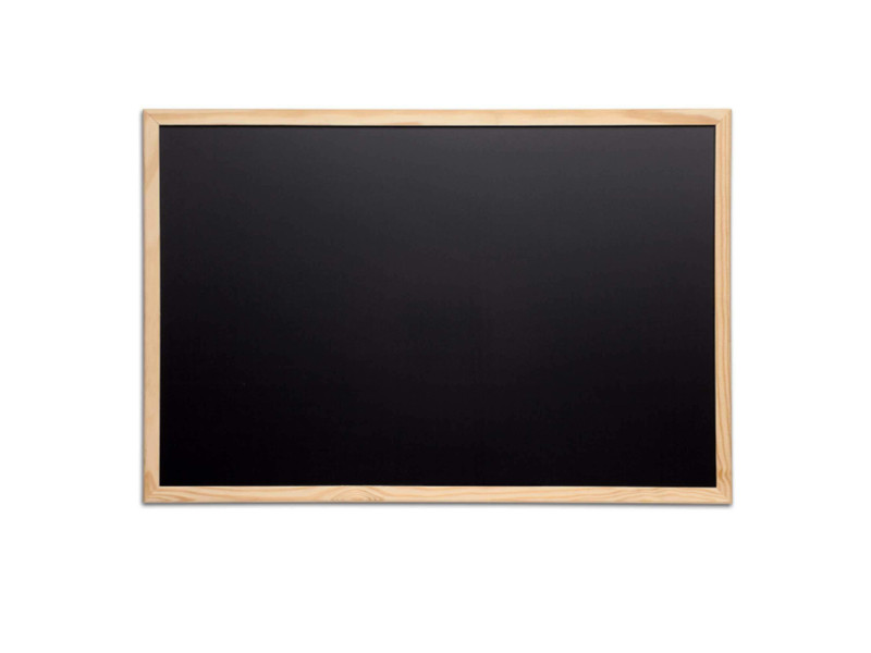 MAUL Tableau avec cadre en bois, (L)600 x (H)400 mm, noir