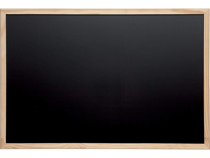 MAUL Tableau avec cadre en bois, (L)800 x (H)600 mm, noir