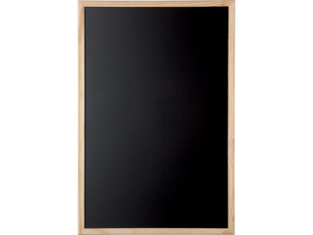MAUL Tableau avec cadre en bois, (L)800 x (H)600 mm, noir
