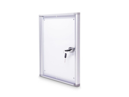 MAUL Vitrine d'affichage MAULextraslim, 1 x A4, aluminium