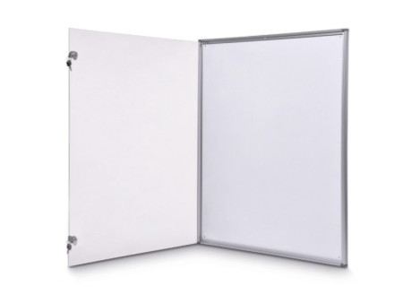 MAUL Vitrine d'affichage MAULextraslim, 9 x A4, aluminium