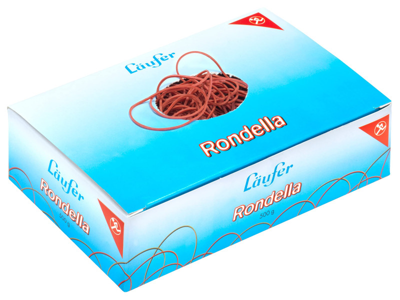Läufer Bracelets élastiques RONDELLA, 85 mm, 500 g, rouge