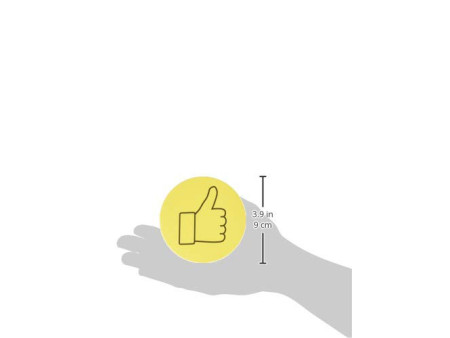 MAUL Carte de présentation pouce, 150 g/m2, jaune