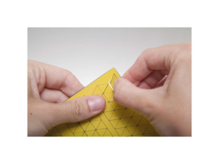 MAUL Symbole magnétique triangle, 10 x 10 mm, jaune