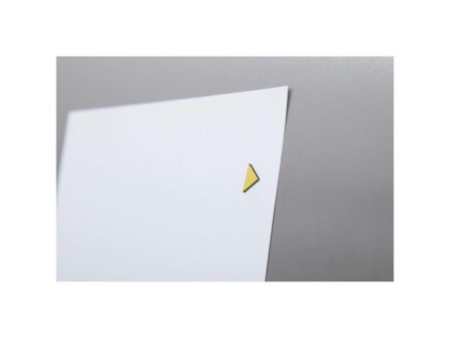 MAUL Symbole magnétique triangle, 10 x 10 mm, jaune