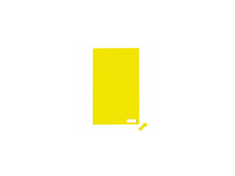 MAUL Symbole magnétique flèche, 20 x 10 mm, jaune