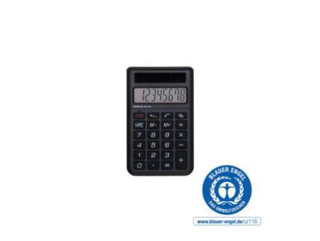 MAUL Calculatrice de poche ECO 250, 8 chiffres, noir