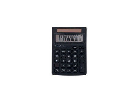 MAUL Calculatrice de bureau ECO 650, 12 chiffres, noir