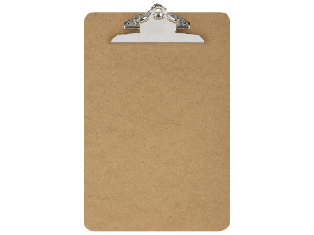 Läufer Porte-bloc à pince, panneau de fibres, A4, brun