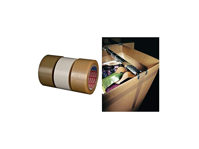 tesa tesapack Ruban adhésif 4124, PVC, 75 mm x 66 m