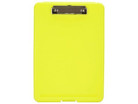 Läufer Porte-bloc à pince Safety, avec compartiment, jaune