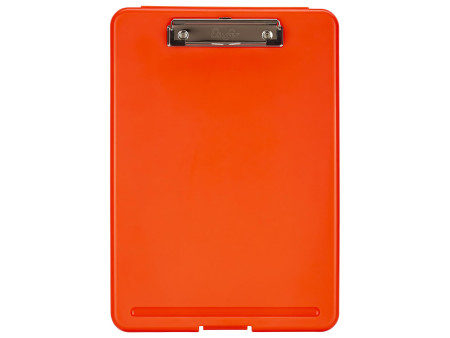 Läufer Porte-bloc à pince Safety, avec compartiment, orange
