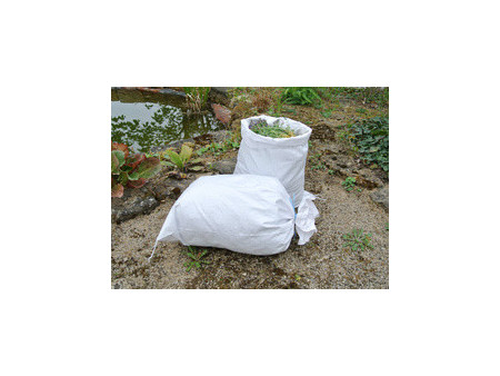dm-folien Sac de ramassage en PP, (L)400 x (H)600 mm, blanc