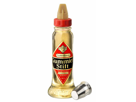 Gutenberg Flacon de colle gomme arabique, 58 g, flacon verre
