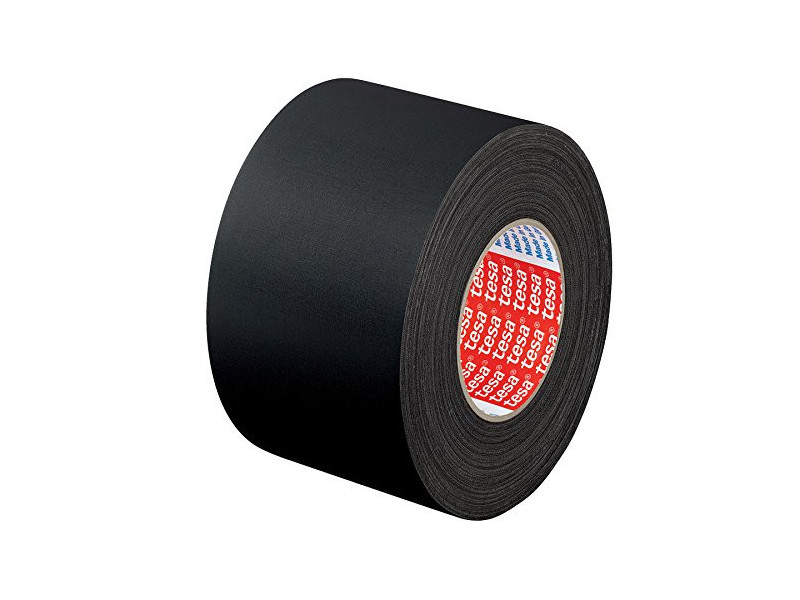 tesa Ruban toilé 4651 Premium, 50 mm x 25 m, noir