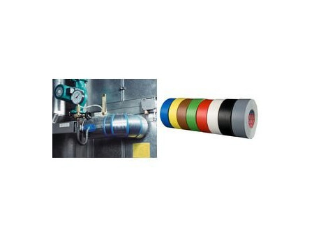 tesa Ruban toilé 4651 Premium, 50 mm x 25 m, jaune