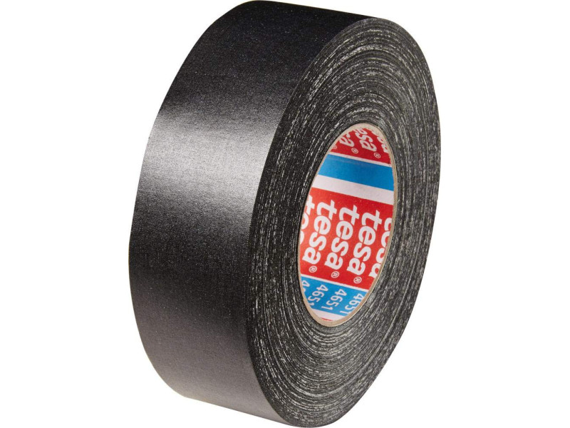 tesa Ruban toilé 4651 Premium, 38 mm x 50 m, noir