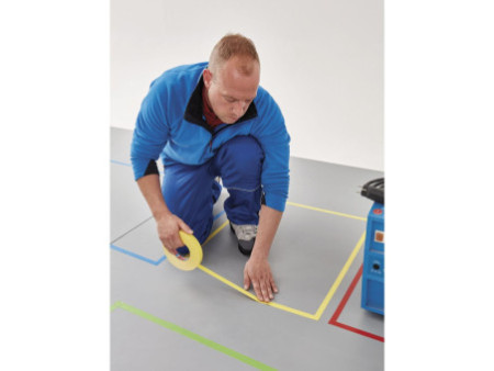tesa Ruban toilé 4651 Premium, 19 mm x 50 m, jaune