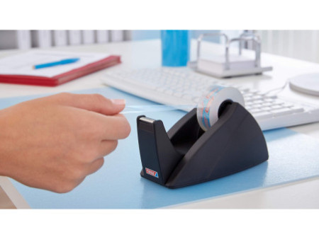 tesa Dévidoir de bureau Easy Cut, non équipé, bleu