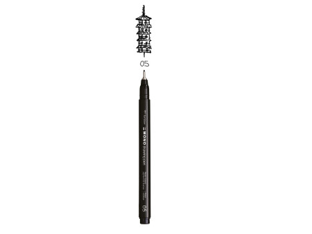 Tombow Feutre fin MONO drawing pen, largeur de tracé 05