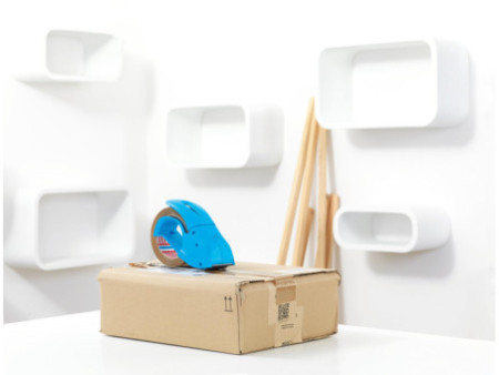 tesa tesapack Dévidoir 'pack 'n' go', équipé, rose