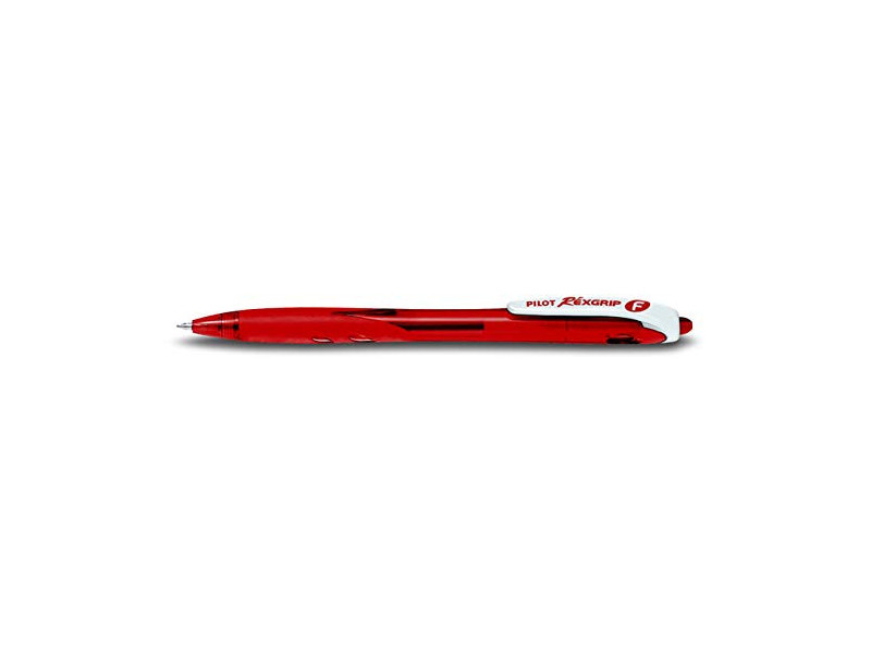 PILOT Stylo à bille REXGRIP Begreen, rétractable, F, rouge