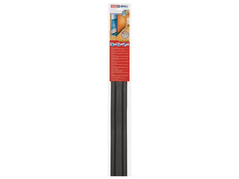 tesa Moll Isolation bas de porte double joints, sols lisses