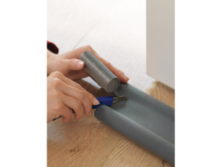 tesa Moll Isolation bas de porte double joints, sols lisses