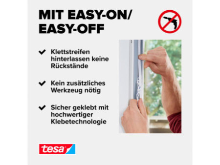tesa Moustiquaire avec protection solaire pour fenêtre