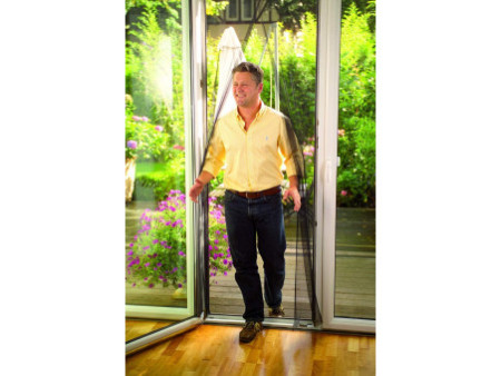 tesa Moustiquaire STANDARD portes, 2 pièces de 0,65 m x 2,2m