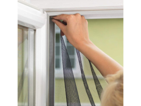 tesa Moustiquaire STANDARD portes, 2 pièces,anthracite