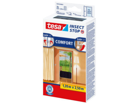 tesa Moustiquaire COMFORT portes, 2x (0,65 m x 2,50 m)