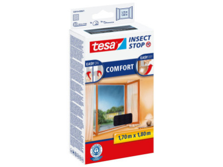 tesa Moustiquaire COMFORT pour fenêtre, 1,70 m x 1,80 m
