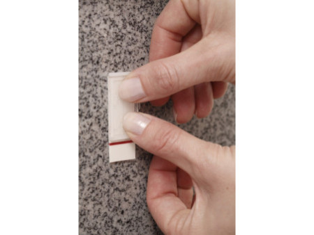 tesa Powerstrips Crochet adhésif SMALL, ovale, blanc