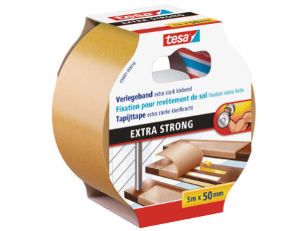 tesa Adhésif extra fort pour revêtement de sol, 50 mm x 5 m