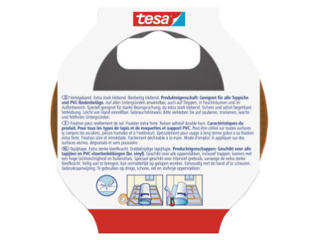 tesa Adhésif extra fort pour revêtement de sol, 50 mm x 5 m
