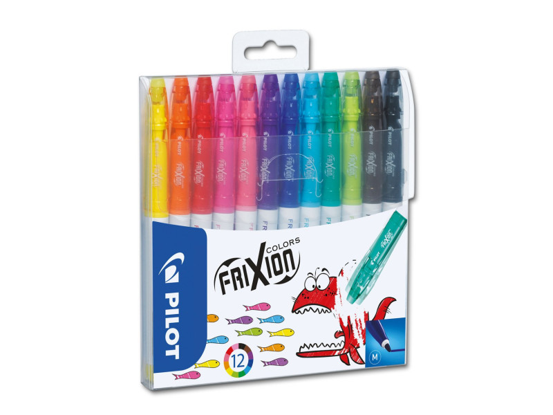 PILOT Feutre effaçable FRIXION COLORS, étui de 12
