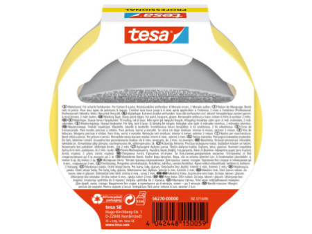 tesa Adhésif de masquage Precision Indoor, 25 mm x 25 m