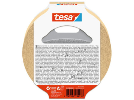 tesa Ruban de masquage crêpé pour peintre, beige
