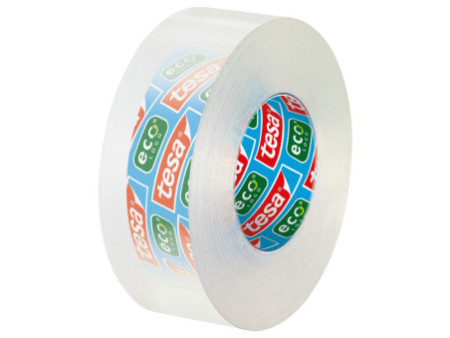 tesa Film Ruban adhésif Eco & Clear, 19 mm x 33m,transparent